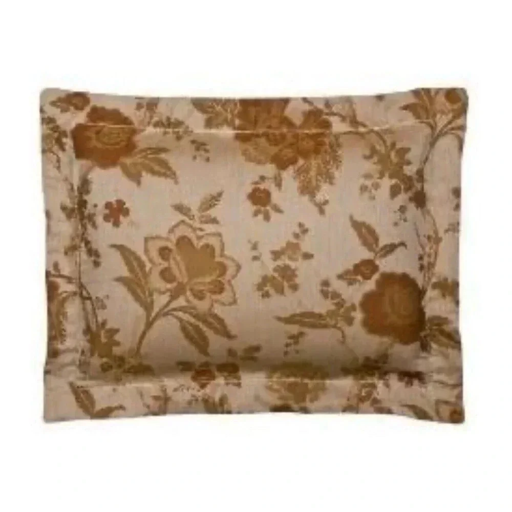 1 Fieldcrest Luxury King Pillow Sham Floral 20in X 36in